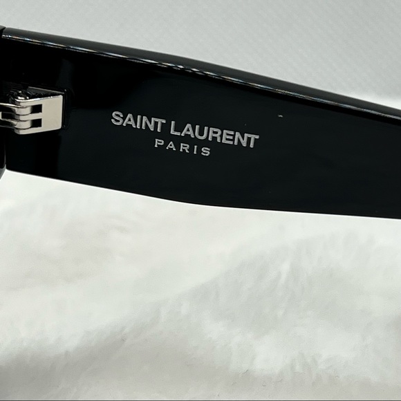 Saint Laurent YSL Sunglasses New Authentic Classic Black Square Sunglass… - Picture 8 of 9